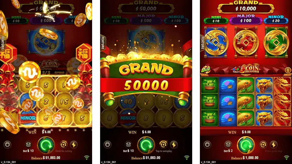 3 Coins Sky111 Bonus