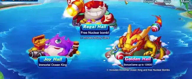 Bombing Fishing gemple Sky111